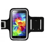 Sport Armband Handyhülle für sportliche Aktivitäten - Schwarz - 4.7" bis 5.1" (Medium)
