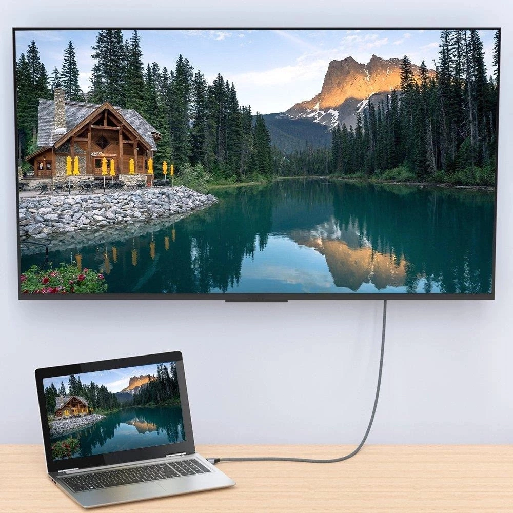 C&acirc;ble HDMI 2.1 8K 60 Hz 48 Gbps / 4K 120 Hz / 2K 144 Hz (3 m) Wozinsky - Argent