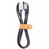 iPhone Ladekabel (1 m) Lightning auf USB-A - Denim Jeans Look