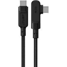 C&acirc;ble USB-C vers USB-C PD QC 100W 5A 480Mb/s (2 m) Acefast C5-03 - Noir