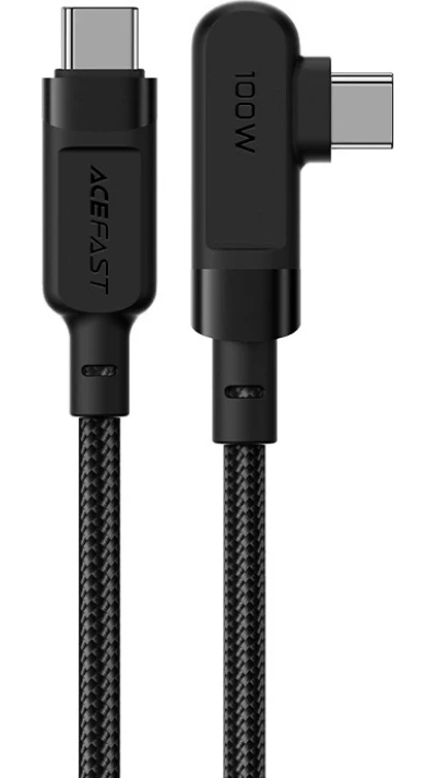 C&acirc;ble USB-C vers USB-C PD QC 100W 5A 480Mb/s (2 m) Acefast C5-03 - Noir