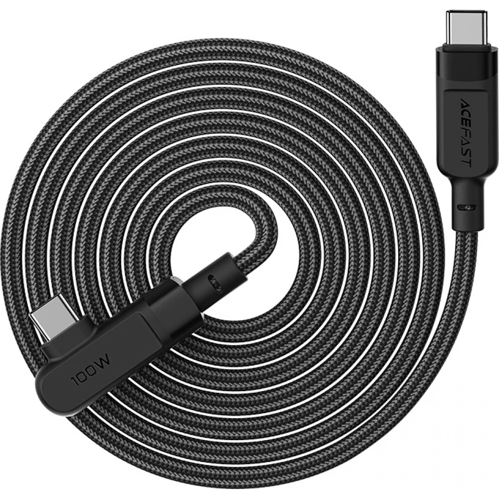 C&acirc;ble USB-C vers USB-C PD QC 100W 5A 480Mb/s (2 m) Acefast C5-03 - Noir