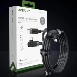 C&acirc;ble USB-C vers USB-C PD QC 100W 5A 480Mb/s (2 m) Acefast C5-03 - Noir