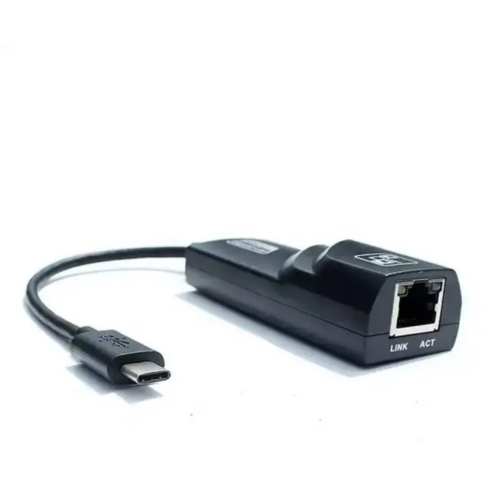 Kurzes USB Type-C zu Ethernet (RJ45) Verbindungskabel LAN Internetkabel Adapter