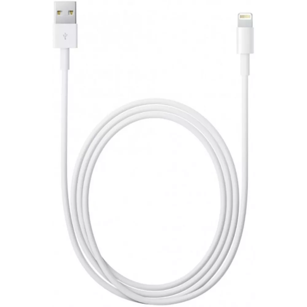 Câble de charge Lightning vers USB-A original Apple iPhone (1 m) - Blanc
