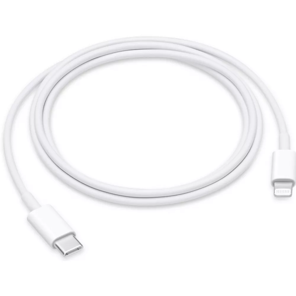 Câble de charge Lightning vers USB-C original Apple iPhone (1 m) - Blanc