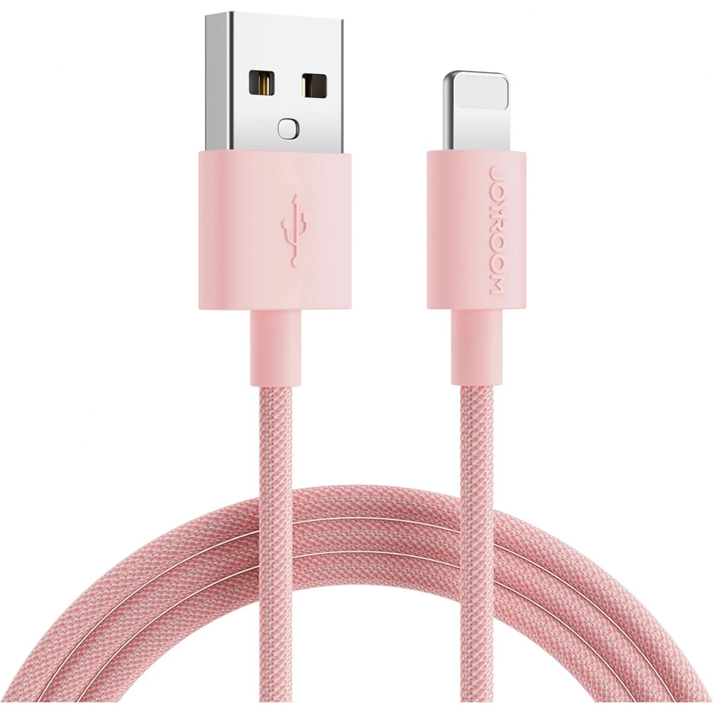 Câble de charge et données USB-A vers Lightning Fast Charge 2.4A (2m) Joyroom S-2030M13 - Rose