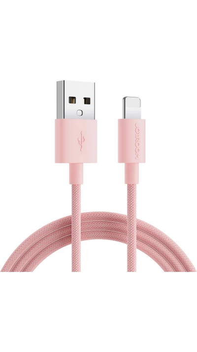 Câble de charge et données USB-A vers Lightning Fast Charge 2.4A (2m) Joyroom S-2030M13 - Rose