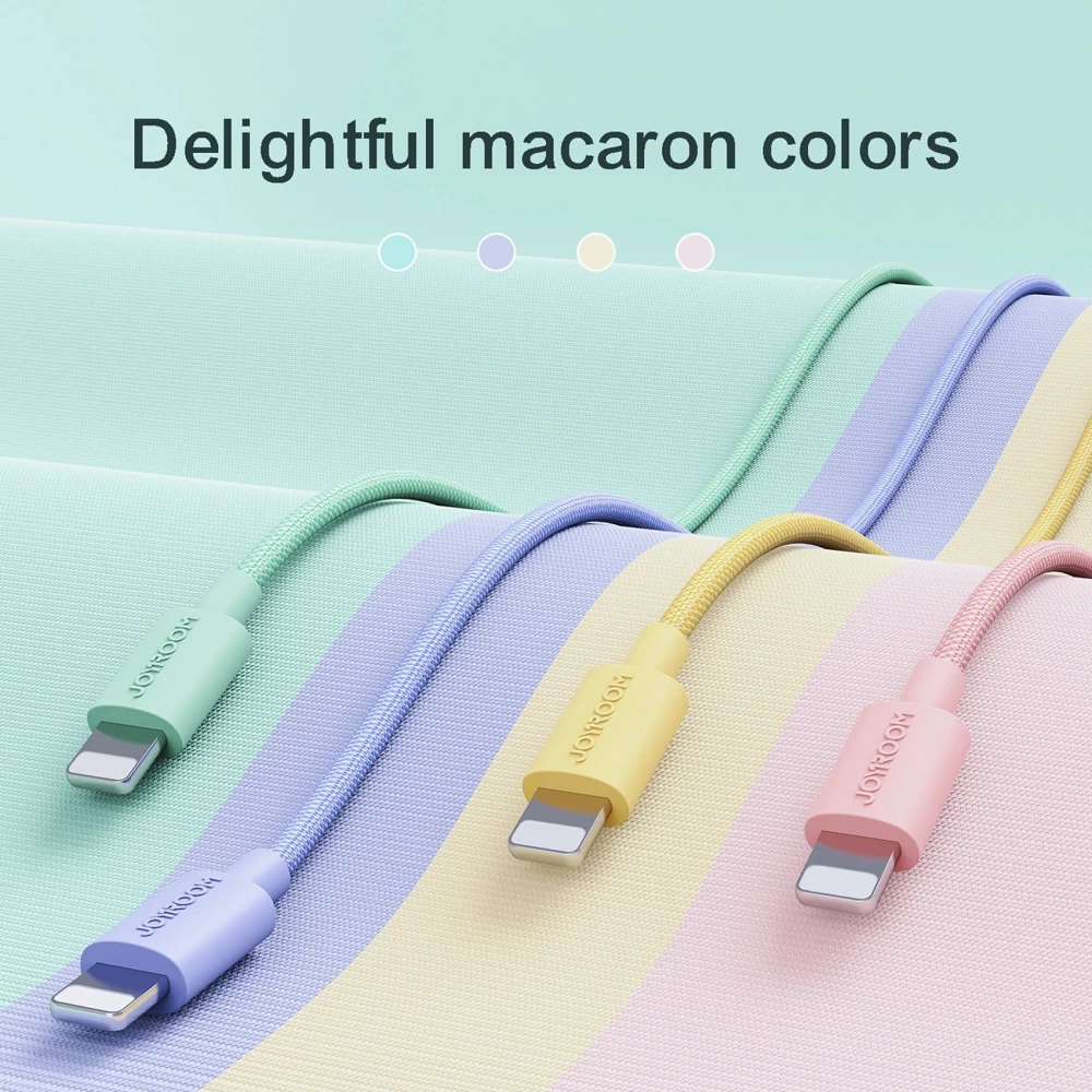 Câble de charge et données USB-A vers Lightning Fast Charge 2.4A (2m) Joyroom S-2030M13 - Rose