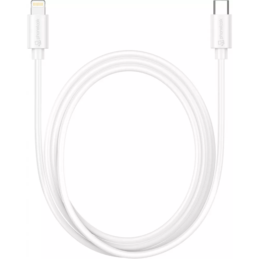 Câble iPhone Fast Charge (1 m) Lightning vers USB-C - PhoneLook - Blanc