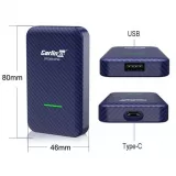 Carlinkit 4.0 Wireless Kit - Adaptateur sans fil pour voiture avec Apple CarPlay & Android Auto (CPC200-CP2A)