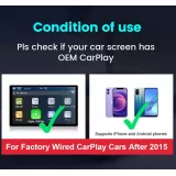 Carlinkit 4.0 Wireless Kit - Adaptateur sans fil pour voiture avec Apple CarPlay & Android Auto (CPC200-CP2A)