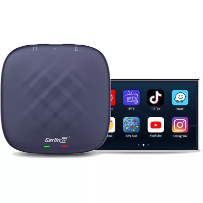 Carlinkit TBox Full Ai Smart Box adaptateur/convertisseur (Android 13.0 - CPC200-Tbox Plus) Wireless CarPlay et Android Auto