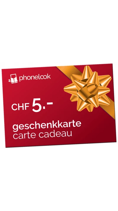 Carte cadeau CHF 5.-