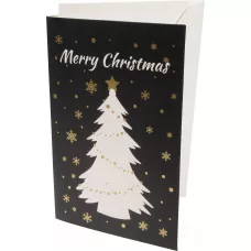 Carte de vœux de Noël avec enveloppe - Design aléatoire (24 designs différents)