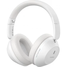 Baseus Bass 30 Max Drahtlose On-Ear Bluetooth 5.3 Kopfh&ouml;rer Kabellos Hochwertig Soundqualit&auml;t - Weiss