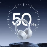 Baseus Bass 30 Max Drahtlose On-Ear Bluetooth 5.3 Kopfh&ouml;rer Kabellos Hochwertig Soundqualit&auml;t - Weiss