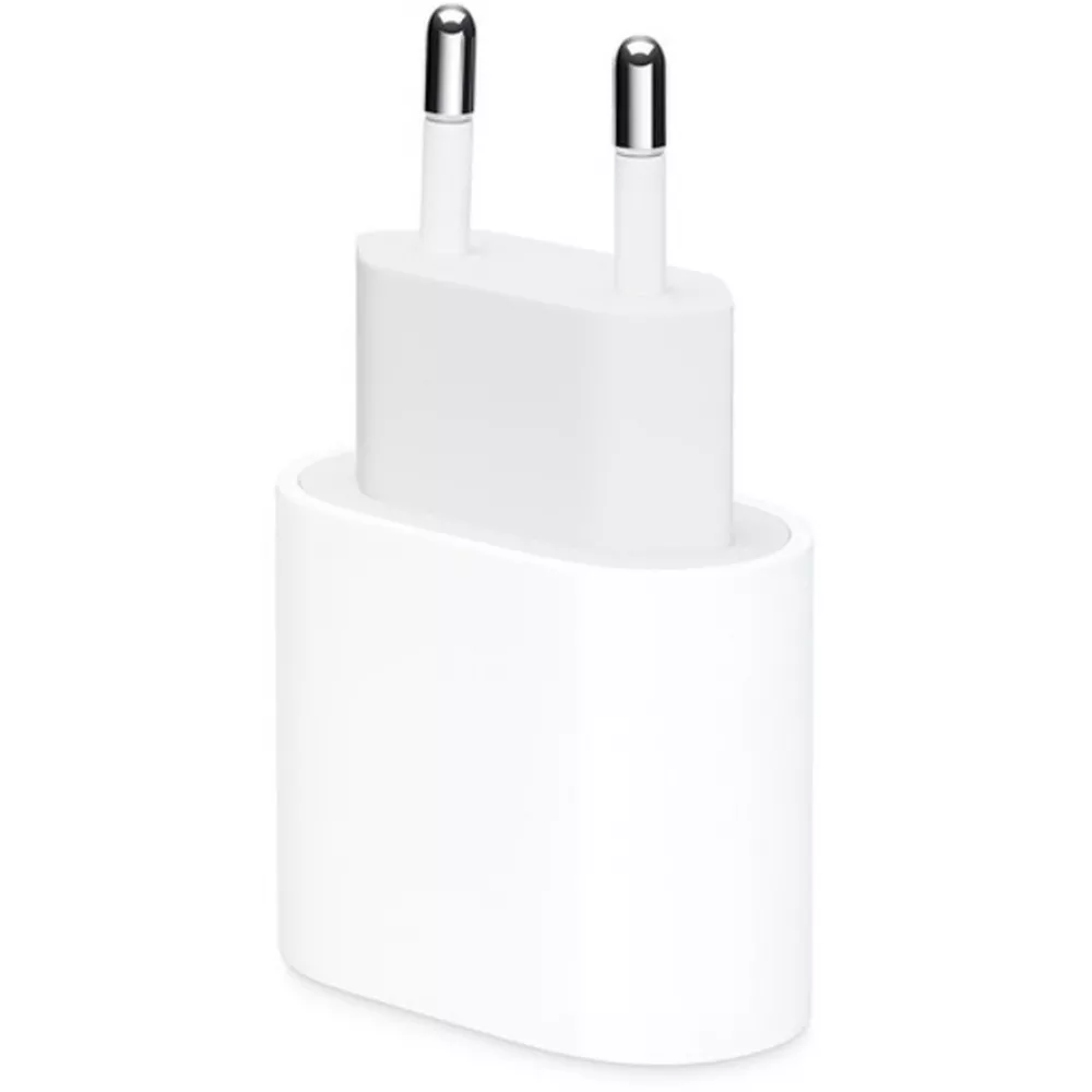 Chargeur USB-C 20W original Apple (MHJE3ZM/A) - Blanc