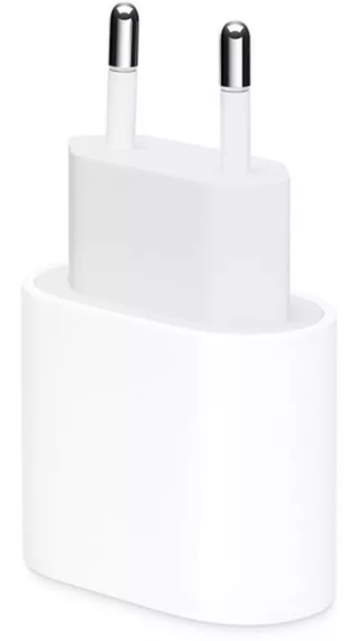 Chargeur USB-C 20W original Apple (MHJE3ZM/A) - Blanc