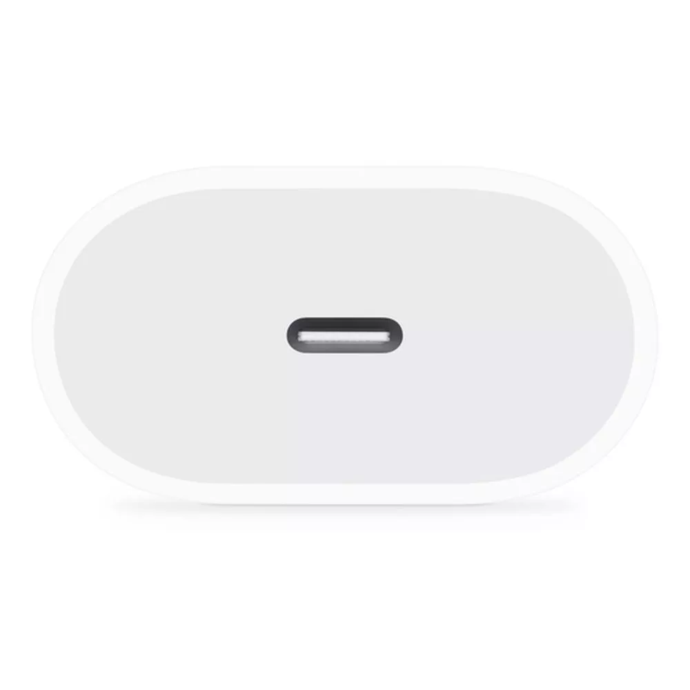 Chargeur USB-C 20W original Apple (MHJE3ZM/A) - Blanc
