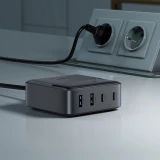 Acefast Z6 65W GaN Netzladeger&auml;t (2x USB-A / 2x USB-C) PD - Schwarz