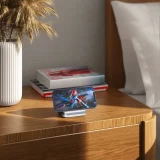 Chargeur inductif 15W pliable 3 en 1 Dudao A11N avec c&acirc;ble USB-C format poche - Blanc