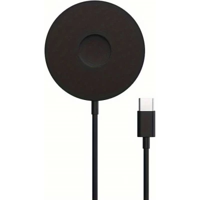 Chargeur magnétique Qi MagSafe 3 in1 wireless charging pour iPhone / Apple Watch / AirPods & USB-C - Noir
