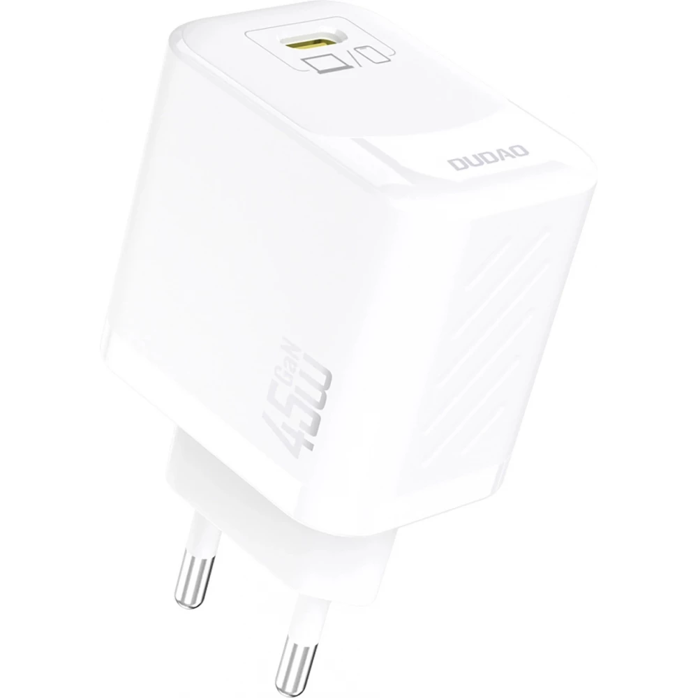 Chargeur mural USB-C 45W GaN Dudao A28 rapide et compact - Blanc