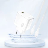 Chargeur mural USB-C 45W GaN Dudao A28 rapide et compact - Blanc