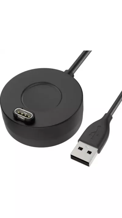 Chargeur pour Garmin Smartwatches Câble USB 1M pour Forerunner, Fenix, Vivosport, Approach et autres - Noir