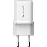 Chargeur puissant secteur Nano 30W USB-A et USB-C avec Power Delivery PhoneLook - Blanc