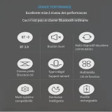Ultradünne kabellose Bluetooth 3.0 Tastatur Android & iOS aufladbar USB & Multi Verbindungs Switch (QWERTY) - Schwarz