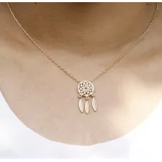 Collier Dreamcatcher - Or