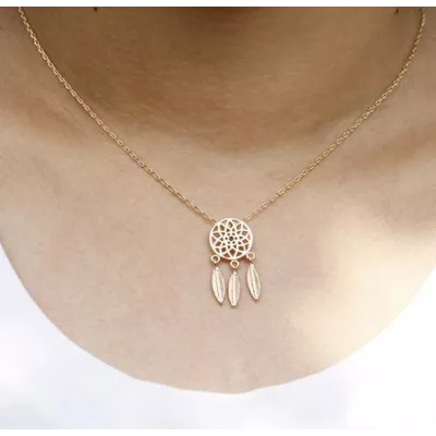 Collier Dreamcatcher - Or