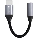 Connecteur USB-C vers 3.5mm AUX audio écouteurs avec prise jack en nylon et aluminium (Samsung, Huawei, iPhone 15) - PhoneLook