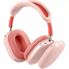 AirPods Max Case Hülle - Flexibles weiches Silikon mit Stirnband - Rosa