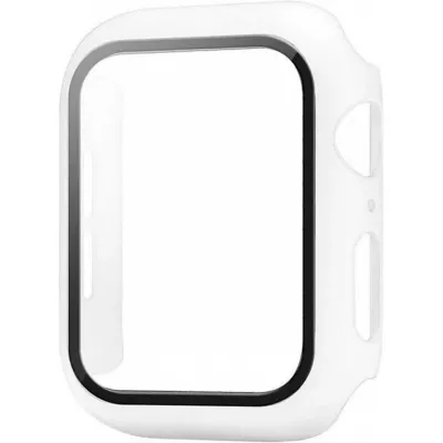 Coque Apple Watch 42mm - Full Protect avec vitre de protection - Blanc
