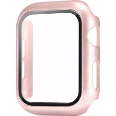 Coque Apple Watch 46mm - Full Protect avec vitre de protection - Or rose