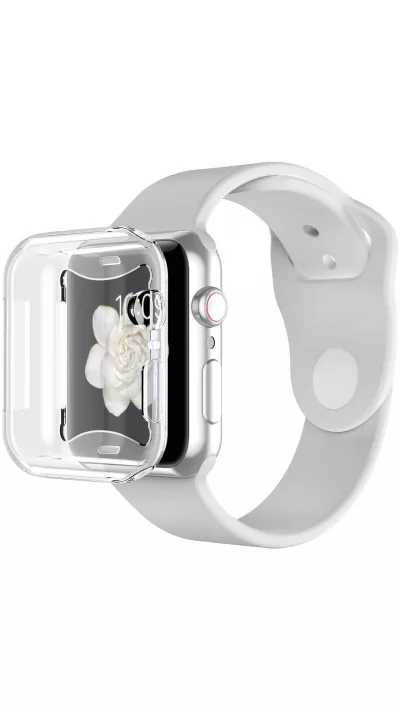 Coque Apple Watch 46mm - Gel intégral - Transparent