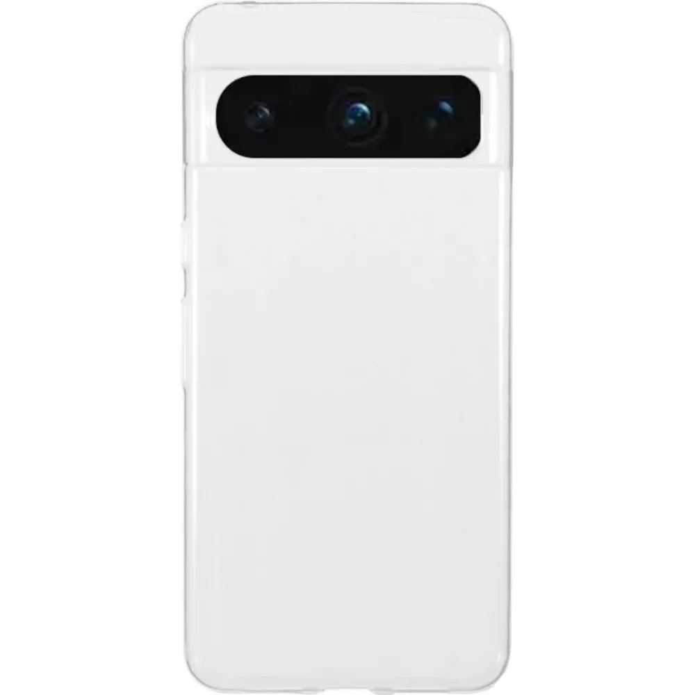 Hülle Google Pixel 8 Pro - Gummi Transparent Silikon Gel Simple Super Clear flexibel