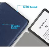 Coque Kindle Paperwhite 1 / 2 / 3 - Cuir synthétique hard-shell ultra fin et léger - Orange