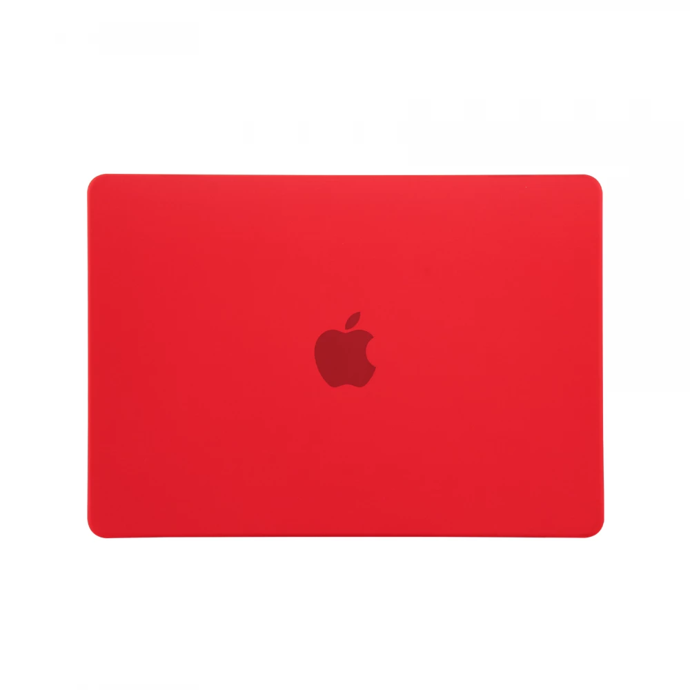 Coque MacBook Pro 14" (2021, 2023) - Hardshell Housse de protection ultra-fin deux pièces semi-transparent - Rouge