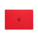 Coque MacBook Pro 14" (2021, 2023) - Hardshell Housse de protection ultra-fin deux pièces semi-transparent - Rouge