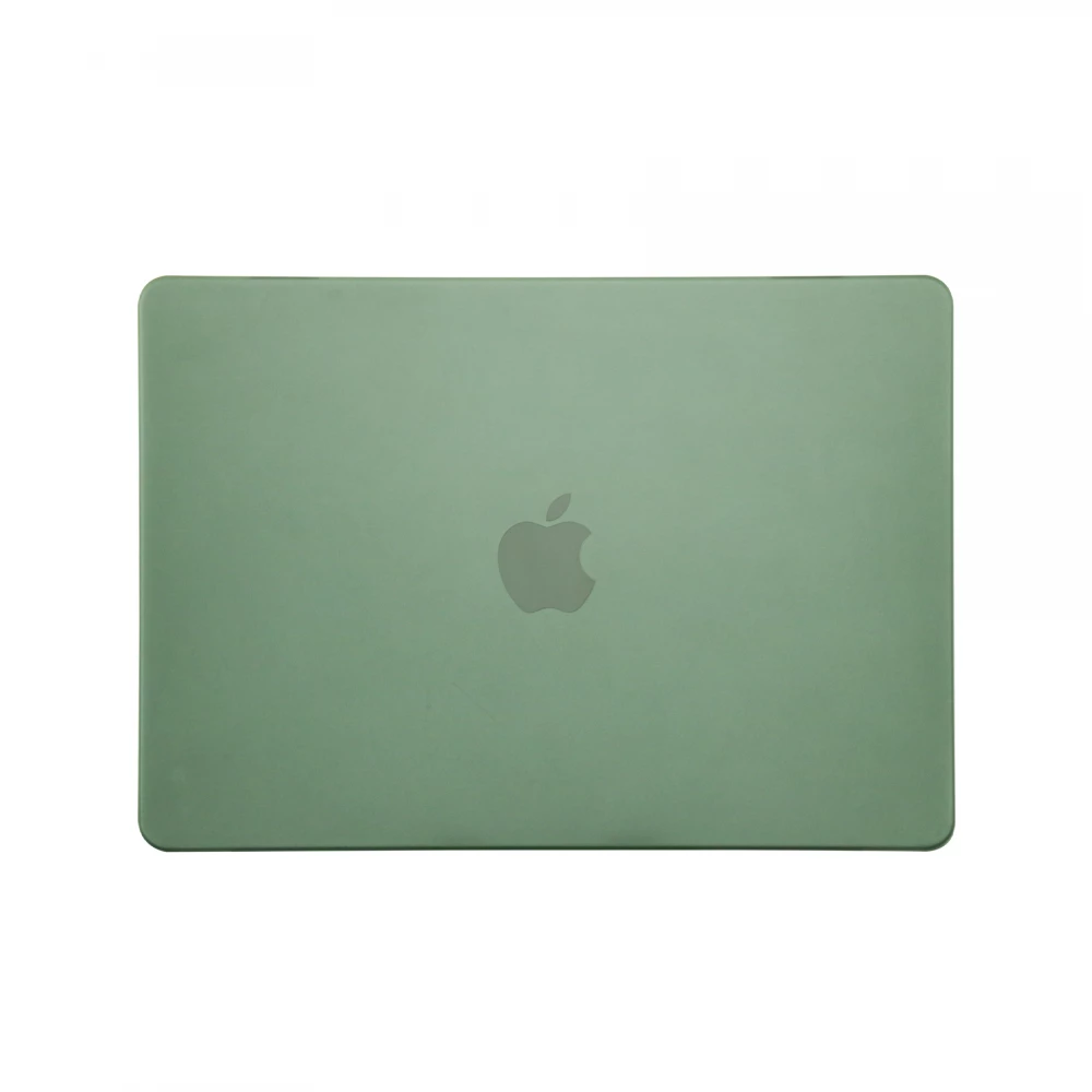 Coque MacBook Pro 14" (2021, 2023) - Hardshell Housse de protection ultra-fin deux pièces semi-transparent - Vert foncé