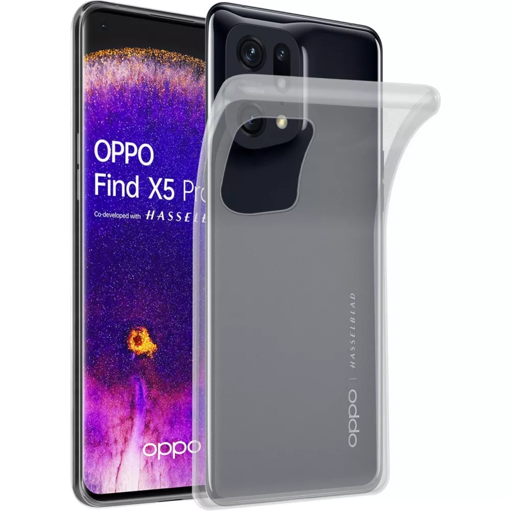 Coque OPPO Find X5 Pro - Gel transparent Silicone Super Clear flexible