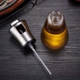 Edelstahl- und Glas-Sprühflasche für Küchenöl und Grill