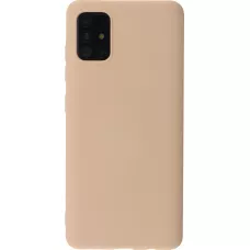 Coque Samsung Galaxy A51 - Soft Touch rose pâle