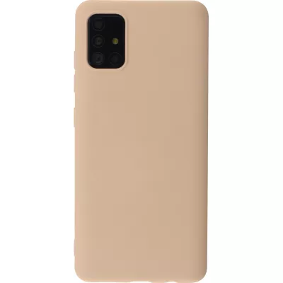 Coque Samsung Galaxy A51 - Soft Touch rose pâle