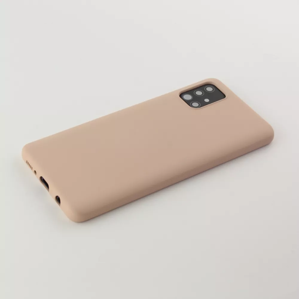 Coque Samsung Galaxy A51 - Soft Touch rose pâle