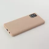 Coque Samsung Galaxy A51 - Soft Touch rose pâle